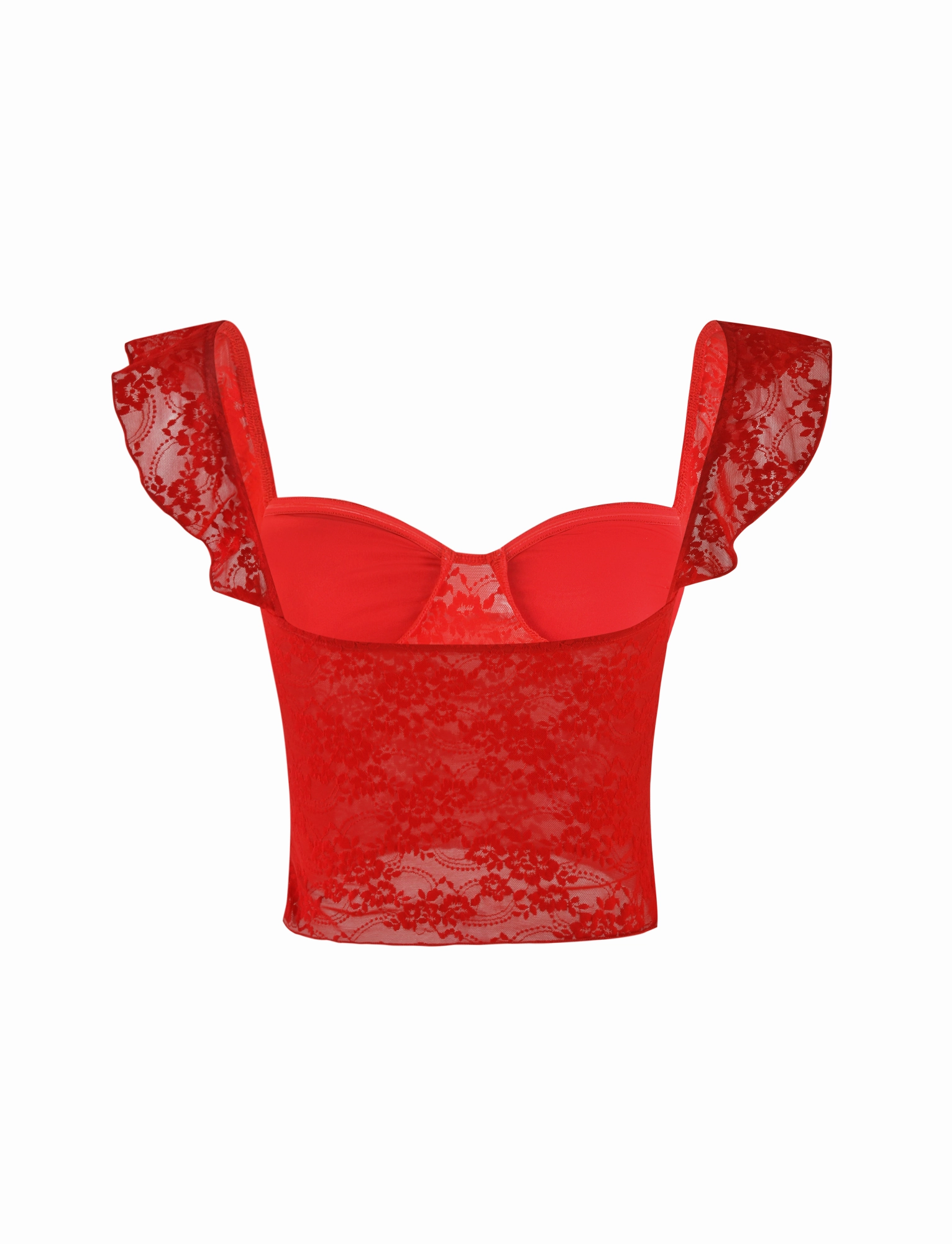 Petite friendly Modern Comfort LORNA TOP - RED