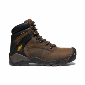 Men's Louisville 6" Waterproof Boot (Steel Toe)  |  Cascade Brown Machine washable Feather Light Morning Walk