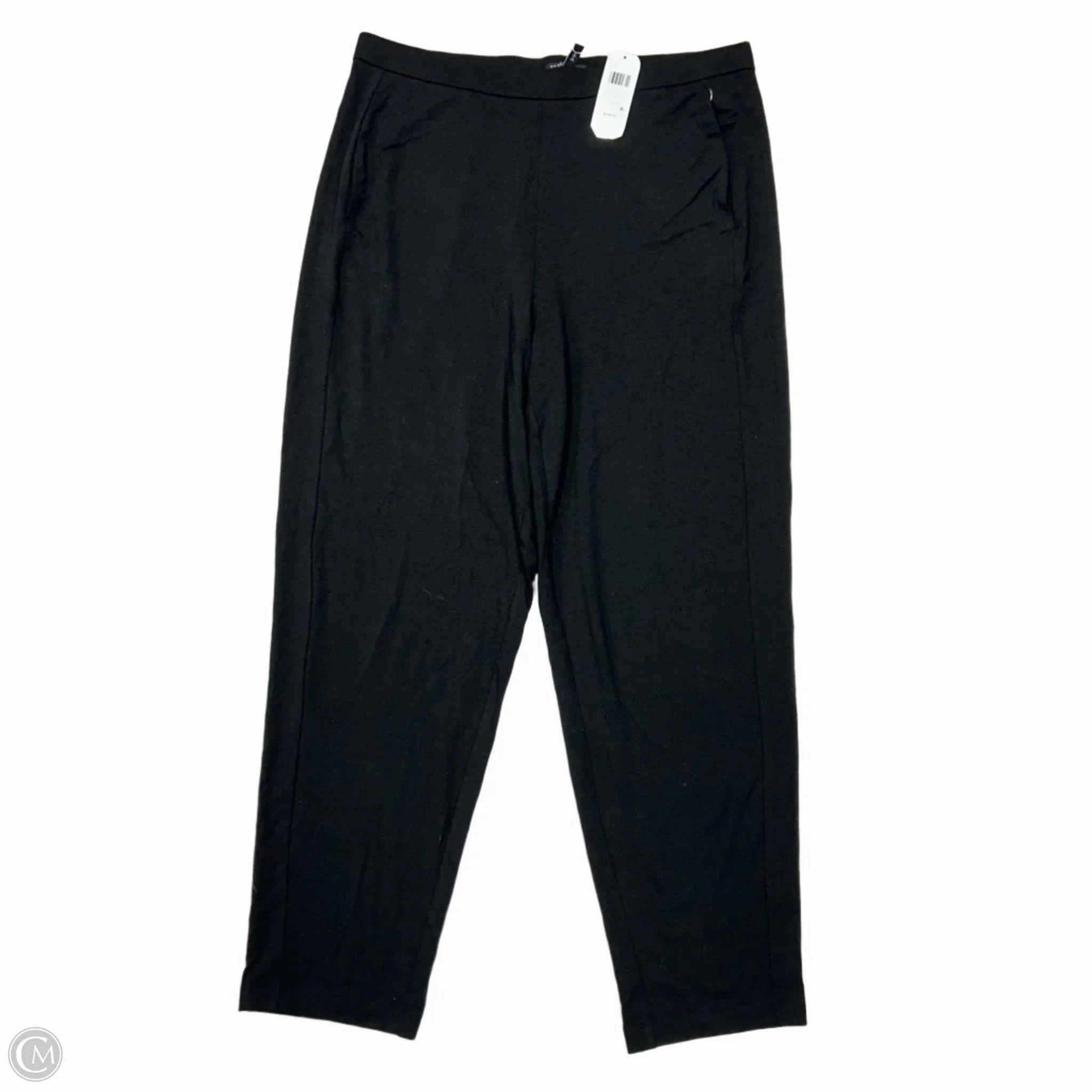 Flattering Comfort School Sports Plus Size Pants Leggings By Eileen Fisher In Black, Size: L