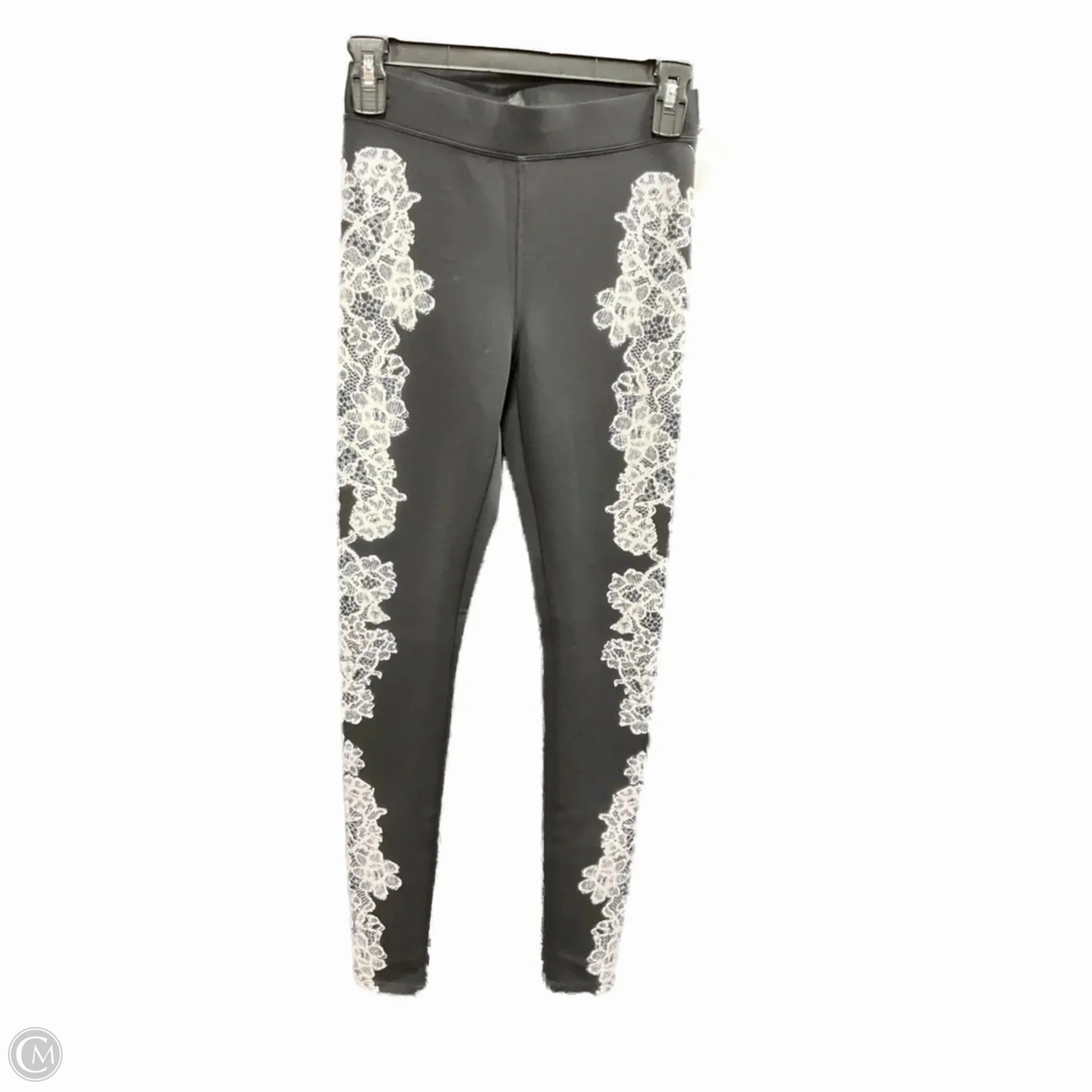 Pants Leggings By Express In Floral Print, Size: Xs Gusset Crotch Design Cozy Core
