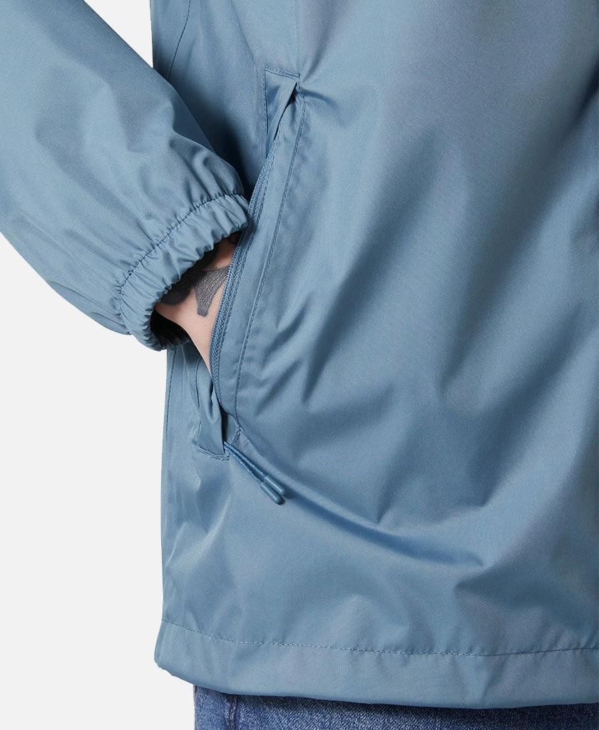 Flexible Joint Articulation FoldableStructure VANCOUVER RAIN JACKET, Washed Navy