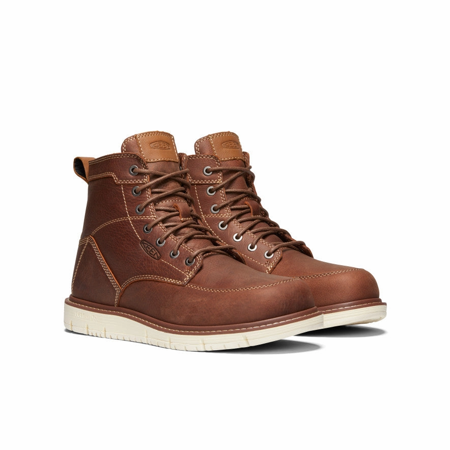 Men's San Jose 6" Boot (Soft Toe)  |  Gingerbread/Off White Rugged Function Thermal Core Adventure Seeker