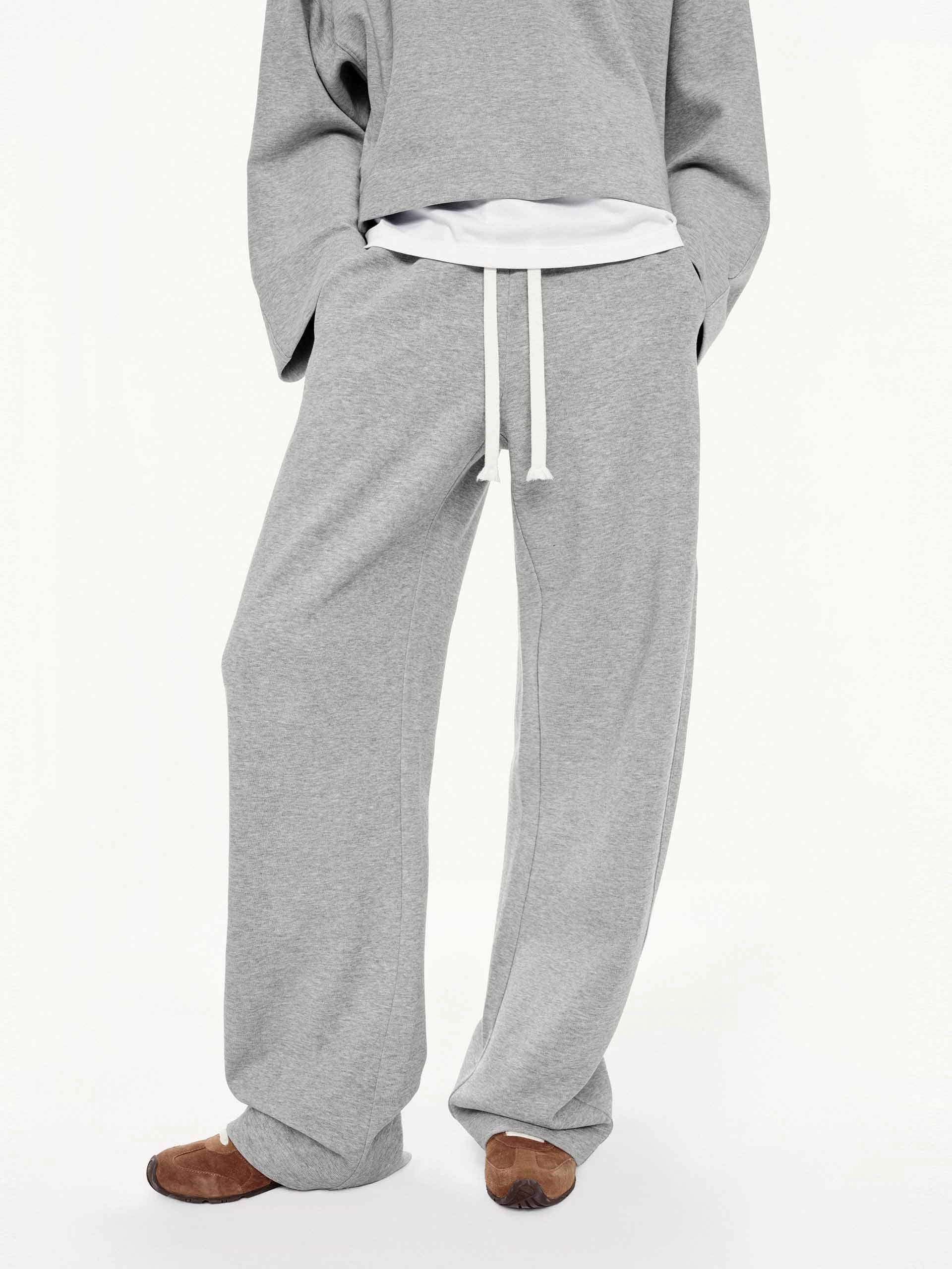 Fashionable Design Barrel Leg Drawstring Trousers