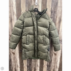 Hollow Fiber Fill Coat Puffer & Quilted By American Eagle In Green, Size: Xs