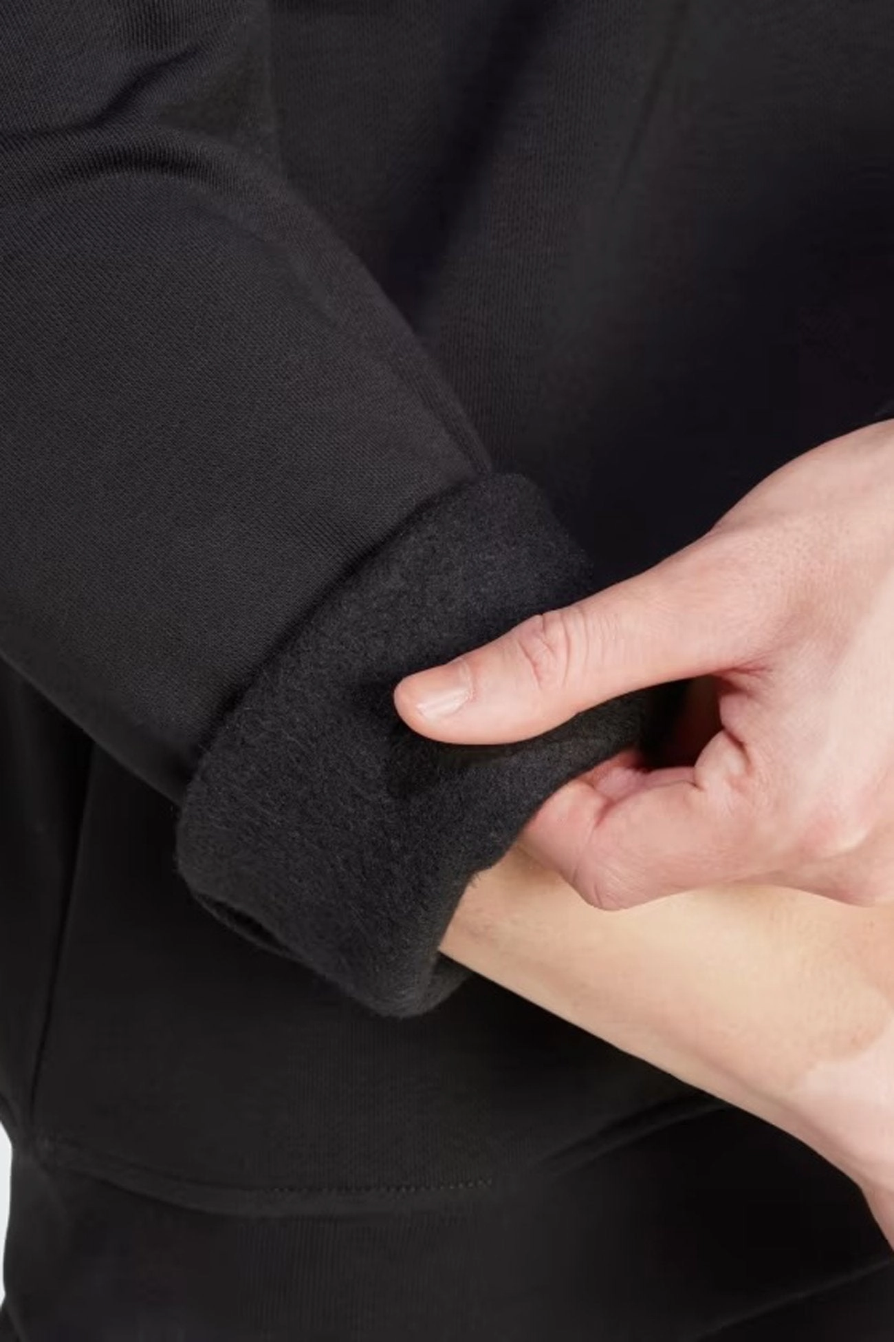 Essential Crew Black AdjustableHood