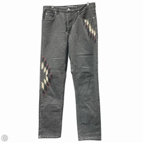 Modern Casual Jeans Designer By Isabel Marant In Black Denim, Size: L