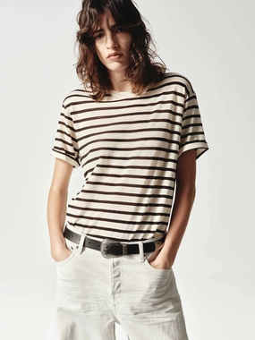 Classic Striped Wool Top Perfect Fit