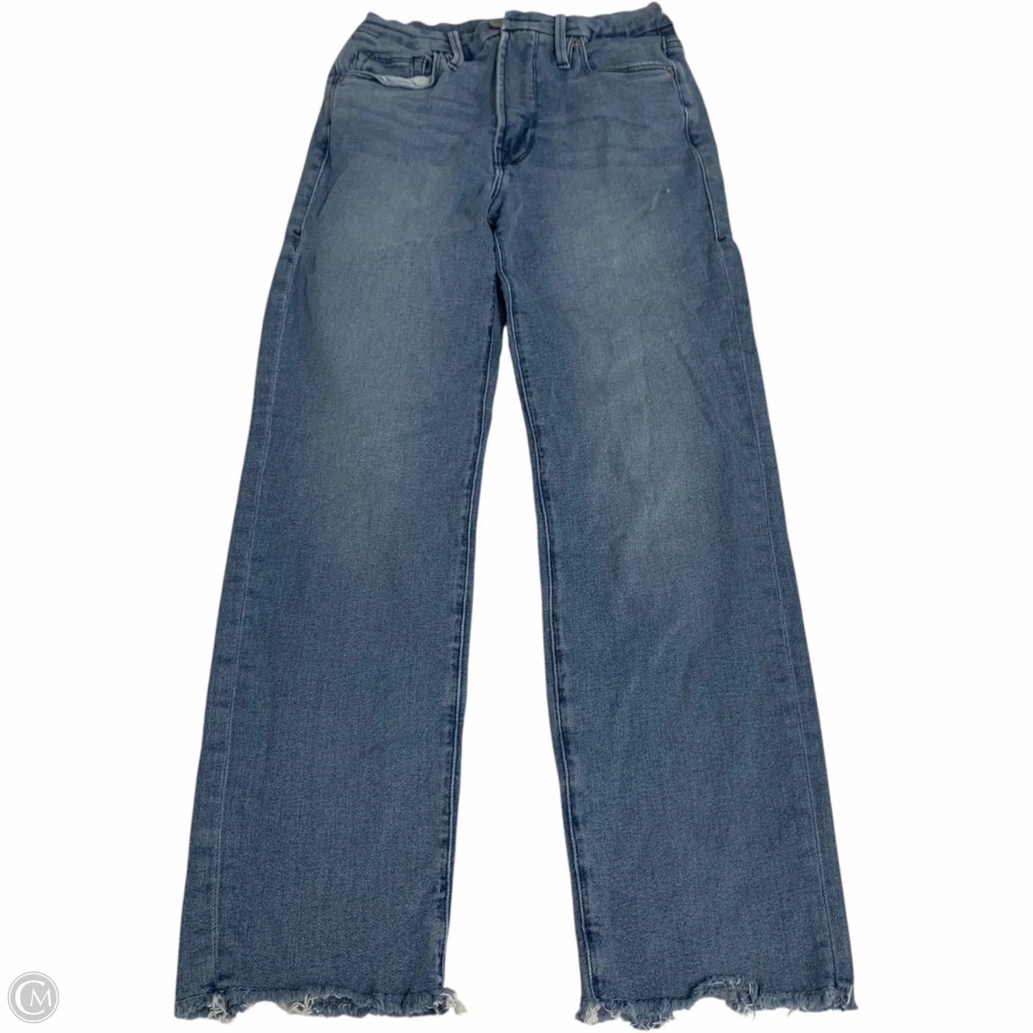 Jeans Designer By Good American In Blue Denim, Size: 4 Clean Base Comfortable clothing