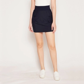 Clean Finish Stripe Knit Skirt Outfit Game Sustainable