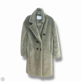 Minimal Daily Fit Convertible Collar Style Coat Designer By Rebecca Minkoff In Grey, Size: M