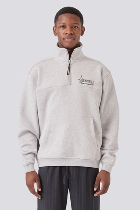 Breezy Layer Option Wind Resistant Lining Club Pullover Grey Marle