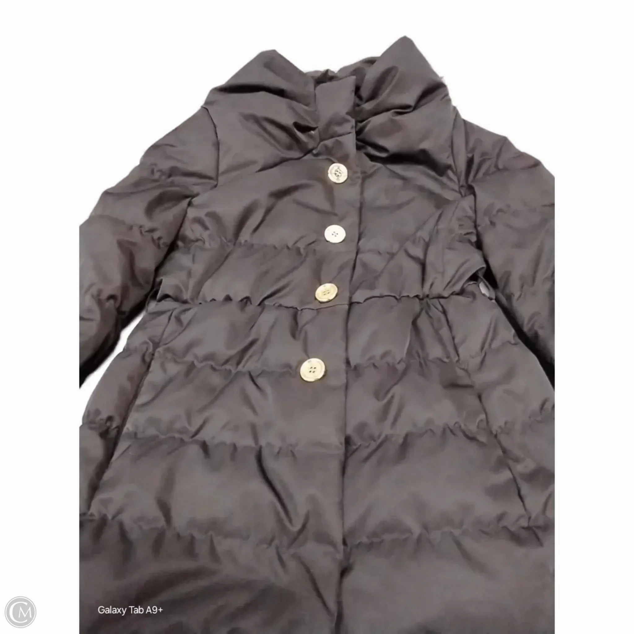 Wind Resistant Fabric Coat Designer By Kate Spade In Black, Size: Xs