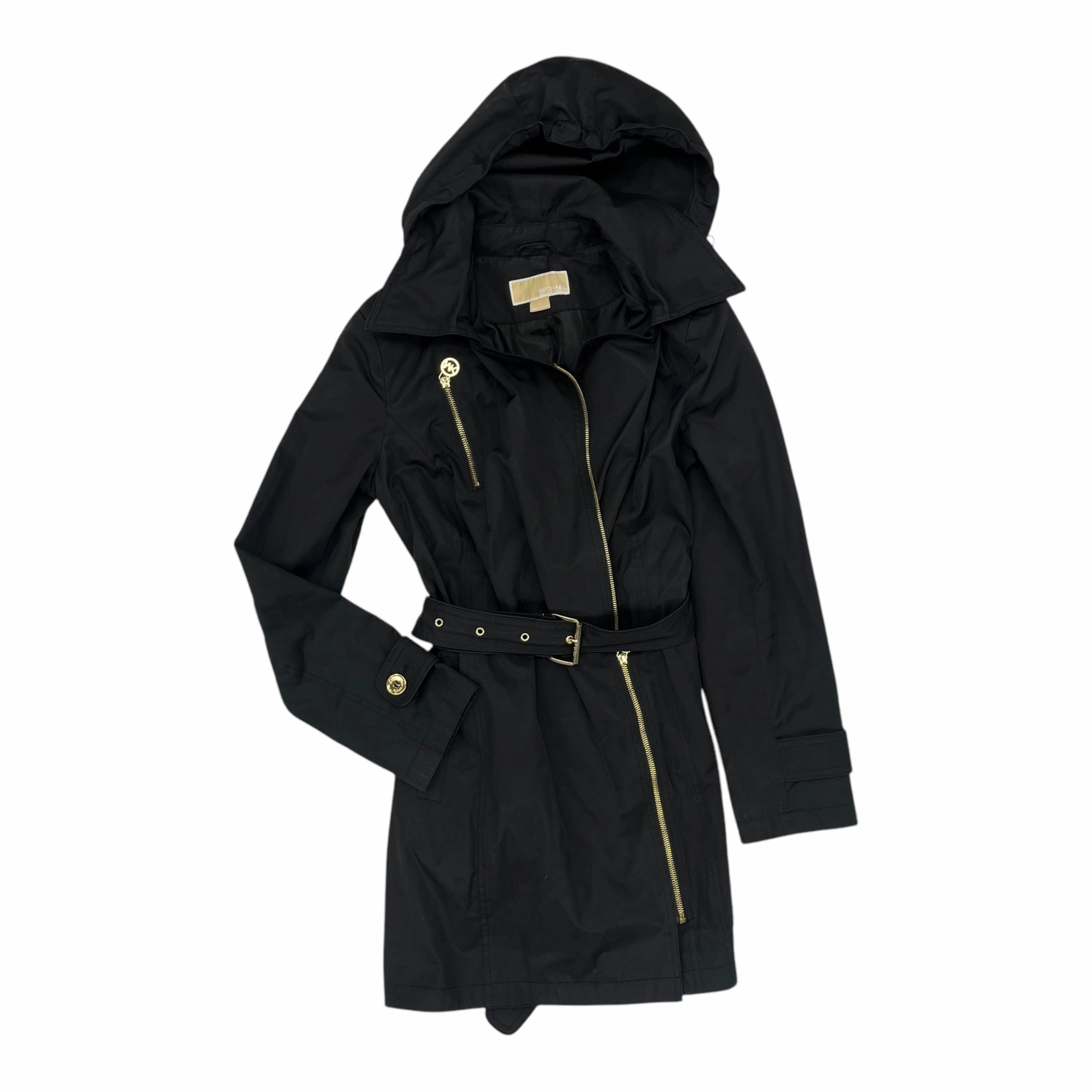 Coat Designer By Michael Kors In Black, Size:S Anti Pill Surface