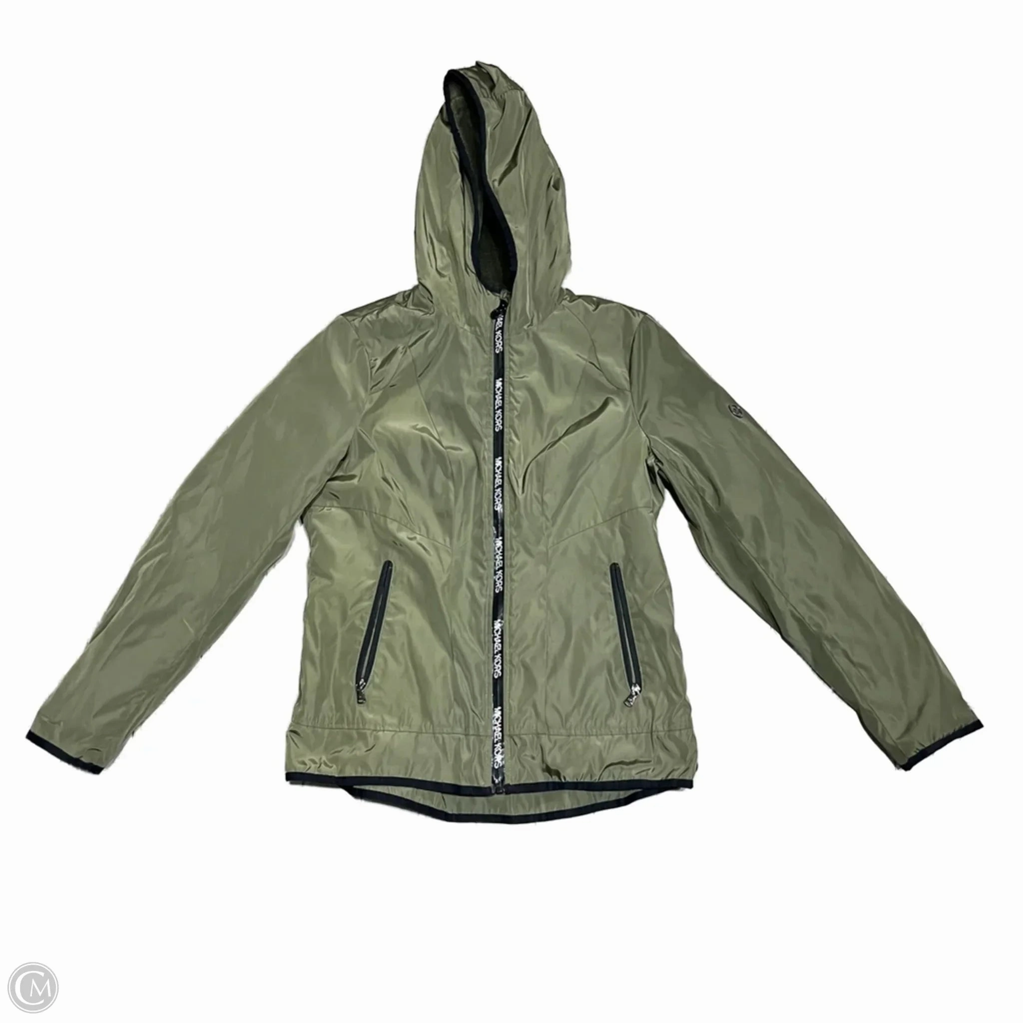 Temperature control Softshell Technology Coat Designer By Michael Kors In Green, Size: S
