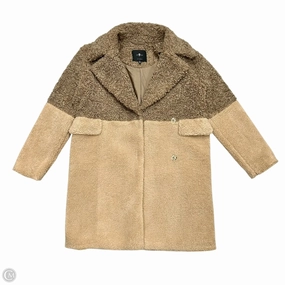 Coat Faux Fur & Sherpa By 7 For All Mankind In Tan, Size: Xs Ultraviolet Protection Factor Modular Attachment Loops