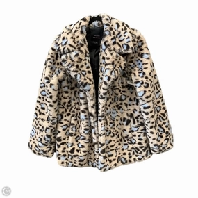 Ergonomic Shoulder Fit Coat Faux Fur & Sherpa By Avec Les Filles In Animal Print, Size: M