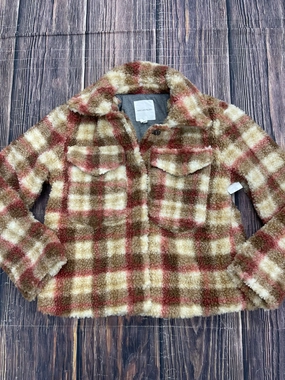 Coat Faux Fur & Sherpa By Avec Les Filles In Tan, Size: S TearResistantFabric