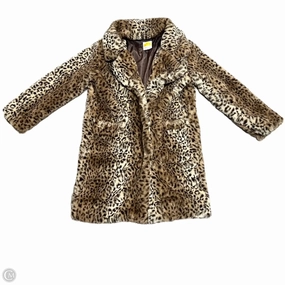 Mold resistant Coat Faux Fur & Sherpa By C And C In Animal Print, Size: Xs