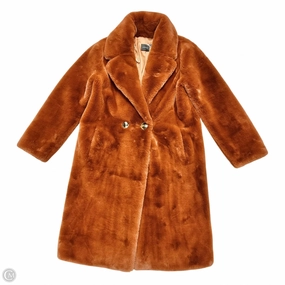 Durable Outer Layer Moisture wicking Coat Faux Fur & Sherpa By Cliche In Orange, Size: S