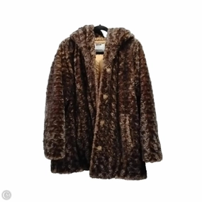 Coat Faux Fur & Sherpa By Clothes Mentor In Brown, Size: L Sporty Fit