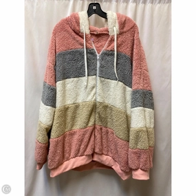 Coat Faux Fur & Sherpa By Clothes Mentor In Pink, Size: 4x ReinforcedElbows Rainy Day