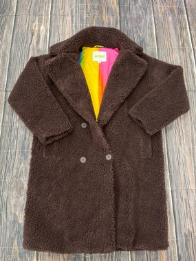 Coat Faux Fur & Sherpa By Cma In Red, Size: S Tactical Wear