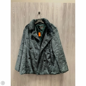 Coat Faux Fur & Sherpa By Cme In Green, Size: Xl Unisex Casual Fit