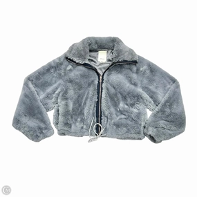 Coat Faux Fur & Sherpa By Elevenses In Grey, Size: Xs Temperature Regulating Lining Comfy Essentials