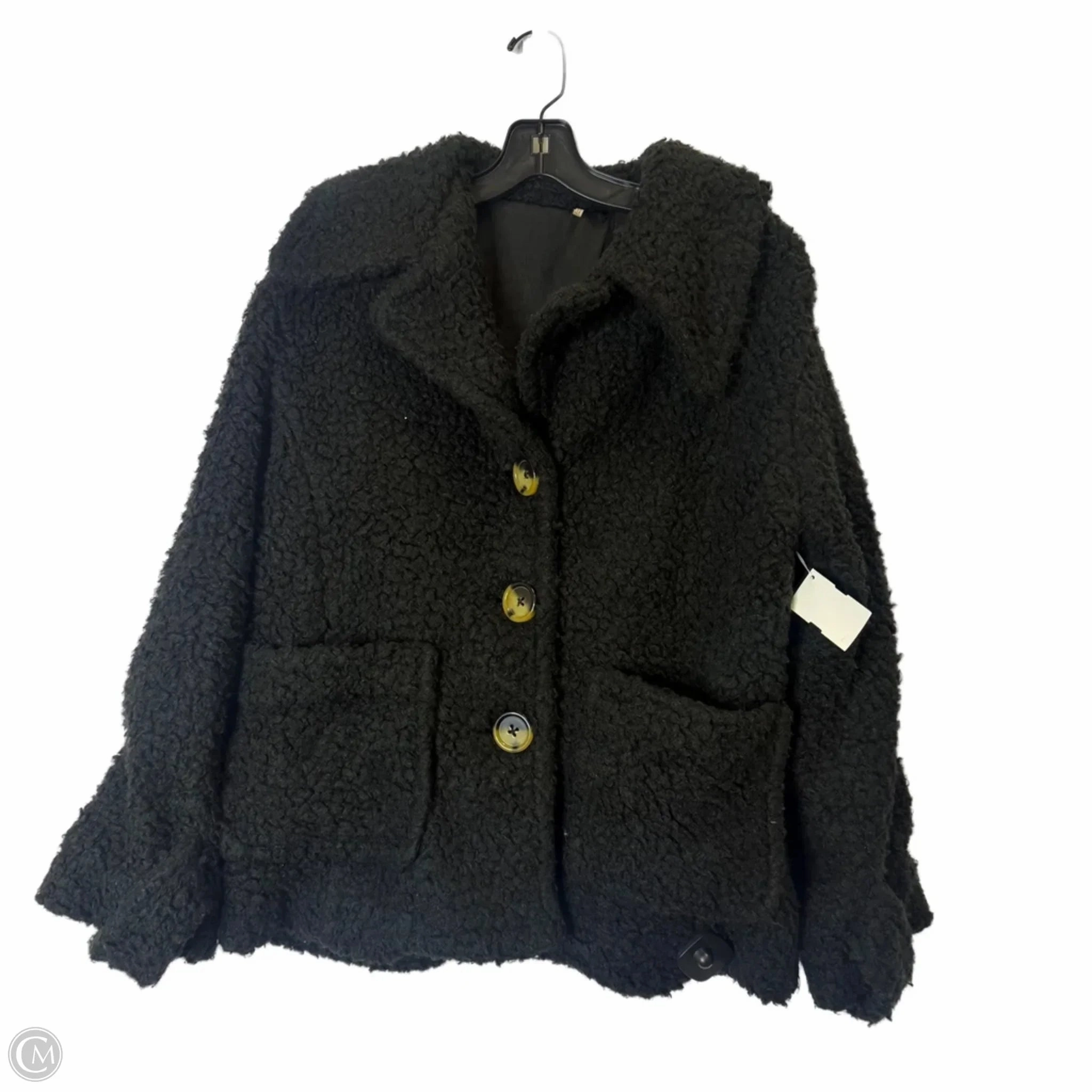 Coat Faux Fur & Sherpa By Free People In Black, Size: S Reinforced Stress Points Heat Reflective Tech