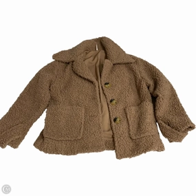 Go Anywhere Wear Functional Piece Coat Faux Fur & Sherpa By Free People In Brown, Size: Xs