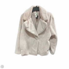 Convertible Features WaterResistantFabric Coat Faux Fur & Sherpa By H&m In Pink, Size: M