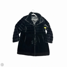 Coat Faux Fur & Sherpa By Jones New York In Black, Size: Xl Soft Weather Wear