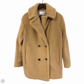 Coat Faux Fur & Sherpa By Kensie In Tan, Size: M Snow Block