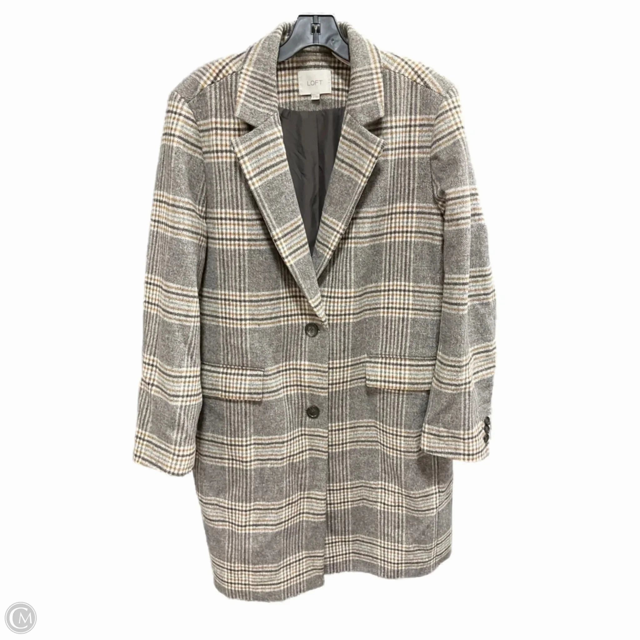 Winter Layering Piece Simple Layers Coat Faux Fur & Sherpa By Loft In Brown, Size: Xl