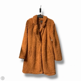 Coat Faux Fur & Sherpa By Love Tree In Brown, Size: L Warmth Retention Technology
