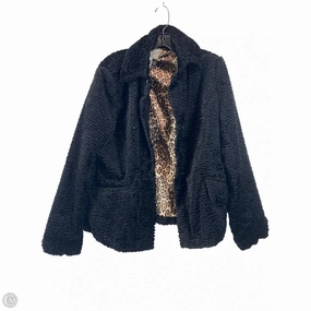 Coat Faux Fur & Sherpa By Norm Thompson In Black, Size: Mp Moisture Wicking Lining Ripstop Fabric Technology