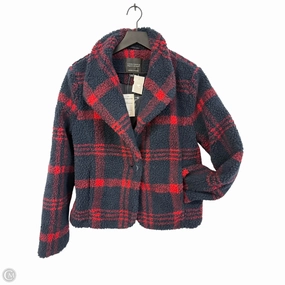 Noise Reducing Fabric Coat Faux Fur & Sherpa By Sanctuary In Blue, Size: S
