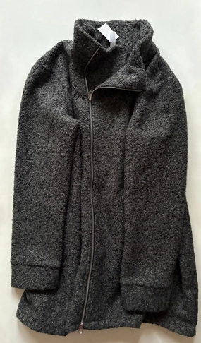 Durable Chill Piece Heat Guard Coat Faux Fur & Sherpa By Stylus In Grey, Size: Xl