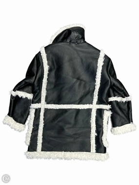 Ventilated Back Warmth Retention Coat Faux Fur & Sherpa By Top Shop  Size: 8