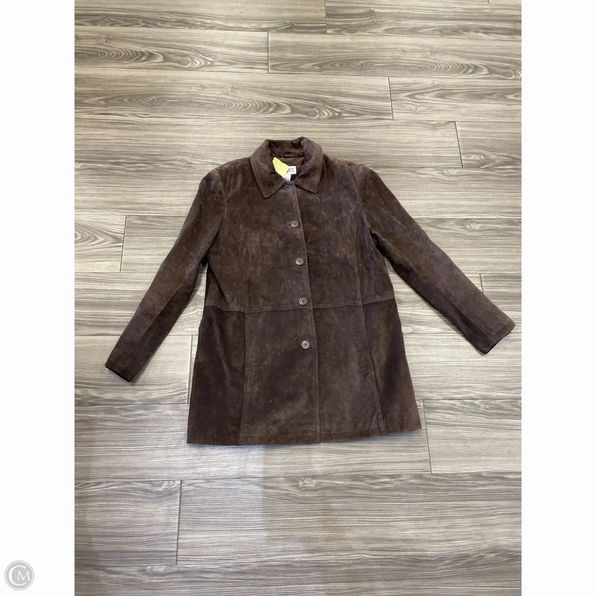 Coat Leather By Style And Co Collection Women In Brown, Size: L Breathable City Style