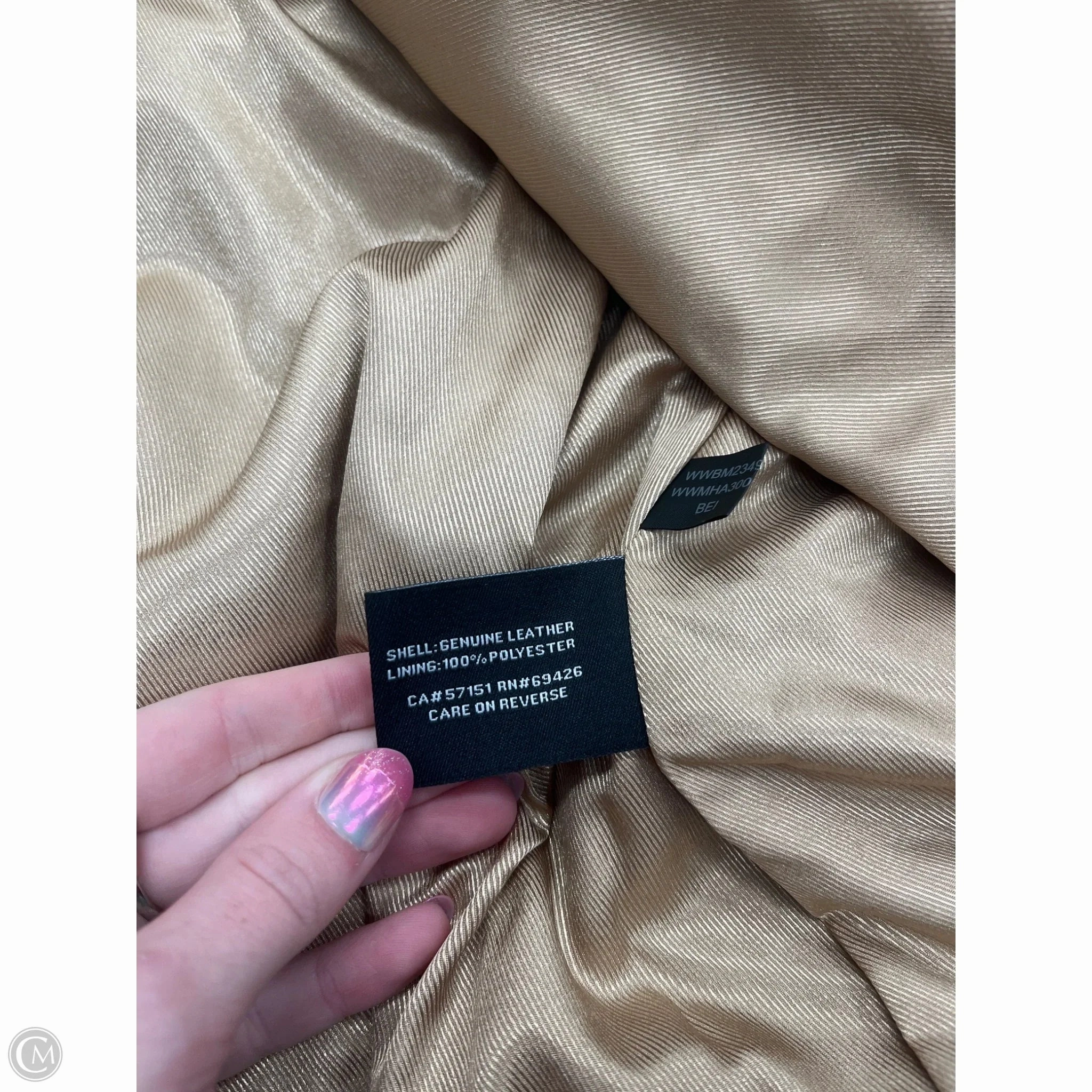 Coat Leather By Wilsons Leather In Tan, Size: Xl UltraQuietMaterial