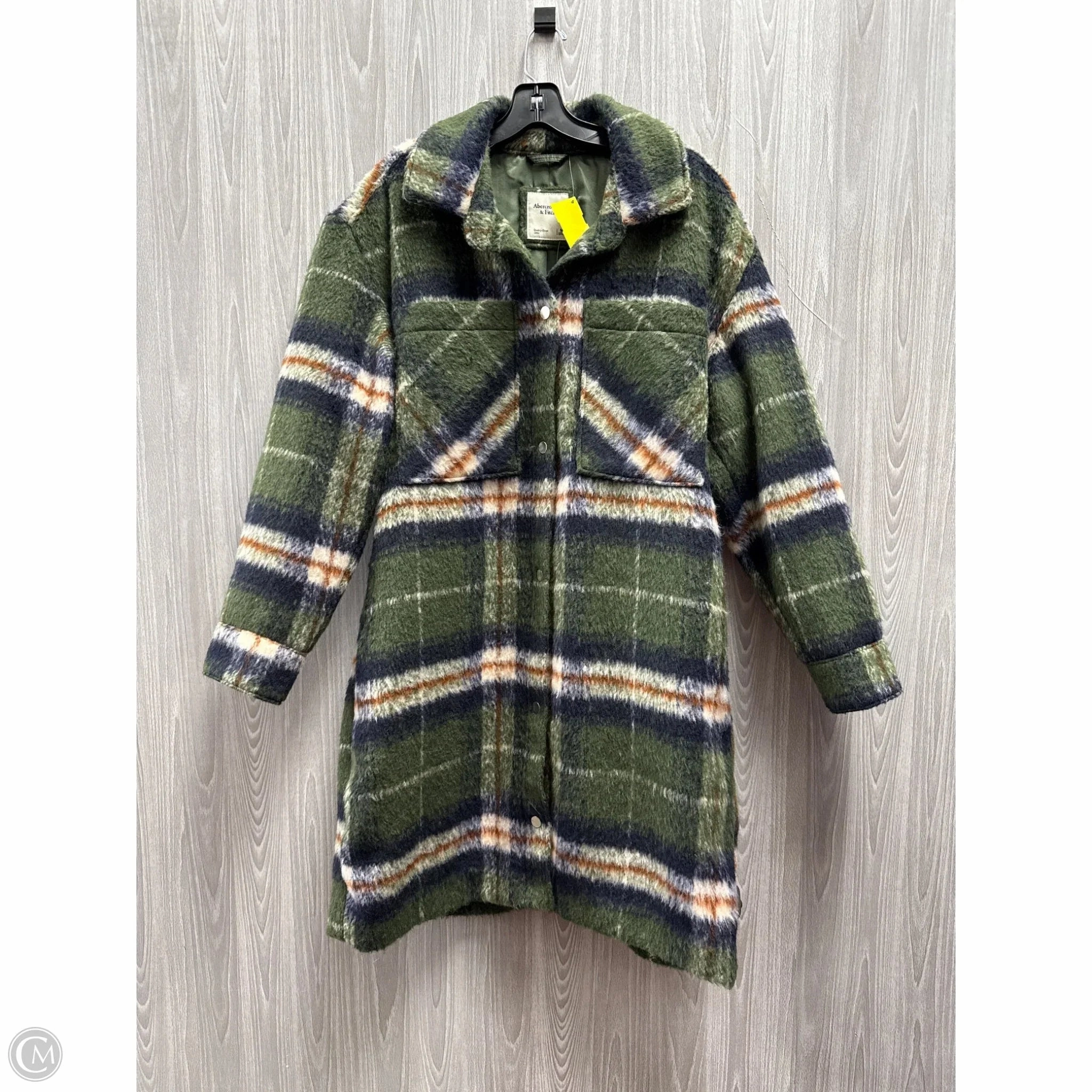 Daily Commute Wear Street Comfort Coat Other By Abercrombie And Fitch In Green, Size: M