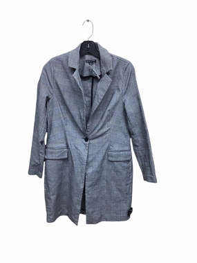 Coat Other By Adrianna Papell In Black & White, Size: S Waterproof Shell