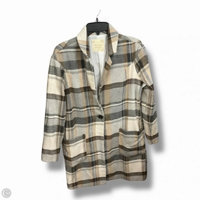 Coat Other By Altard State In Plaid Pattern, Size: Xs Layered Wind Barrier Hypoallergenic Fabric Blend