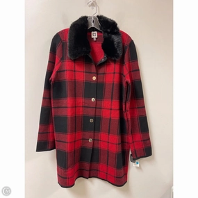 Modern Fit Seamless Edge Finishing Coat Other By Anne Klein In Black & Red, Size: S