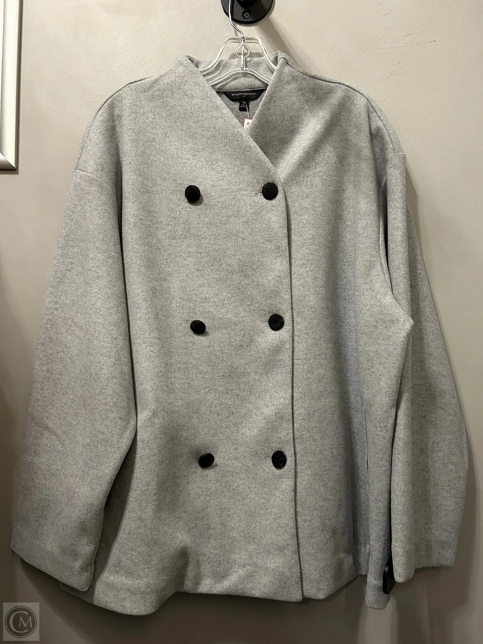 Coat Other By Banana Republic In Grey, Size: Xl Ventilation Panels Heat Sealed Edges