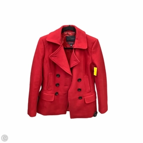 Coat Other By Banana Republic In Red, Size: Xs Classic Ribbed Cuffs