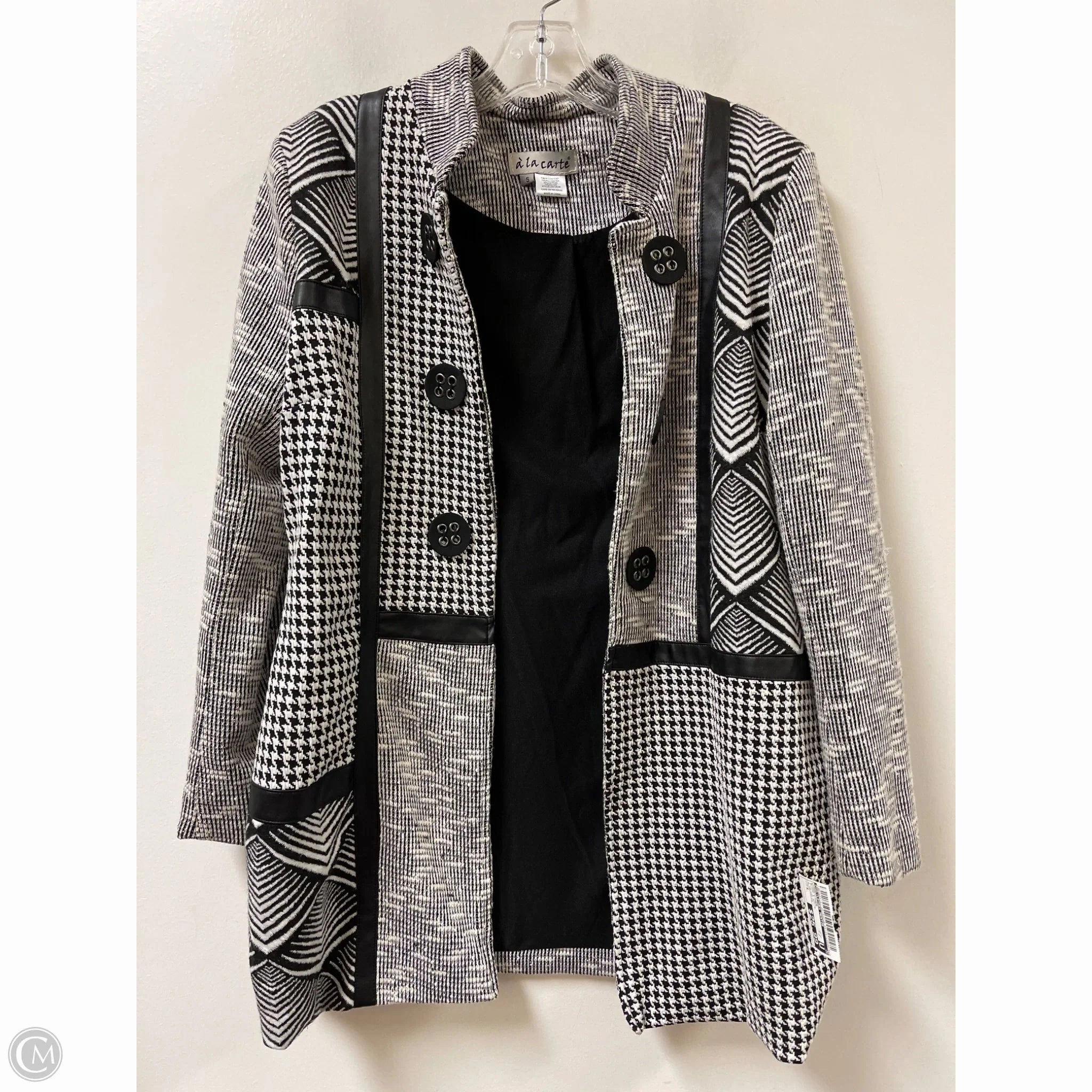 City Commuter Coat Other By Clothes Mentor In Black & White, Size: S