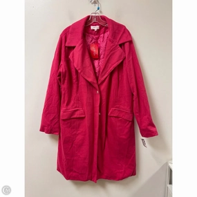 Waterproof Stitch Details Eco Certified Textile Coat Other By Clothes Mentor In Pink, Size: 2x