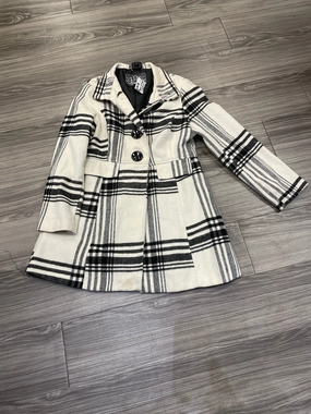 Coat Other By Clothes Mentor In Plaid Pattern, Size: L nylon blend Bonded Hemline